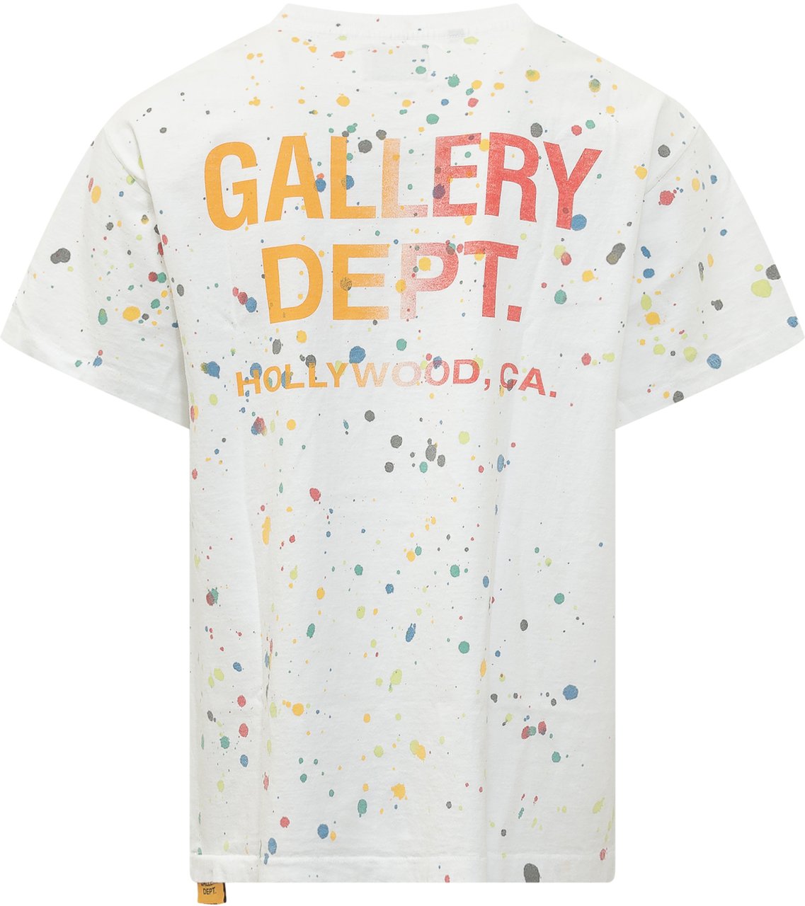 GALLERY DEPT T-shirt Le Pop con Stampa a Schizzi e Lettering Wit