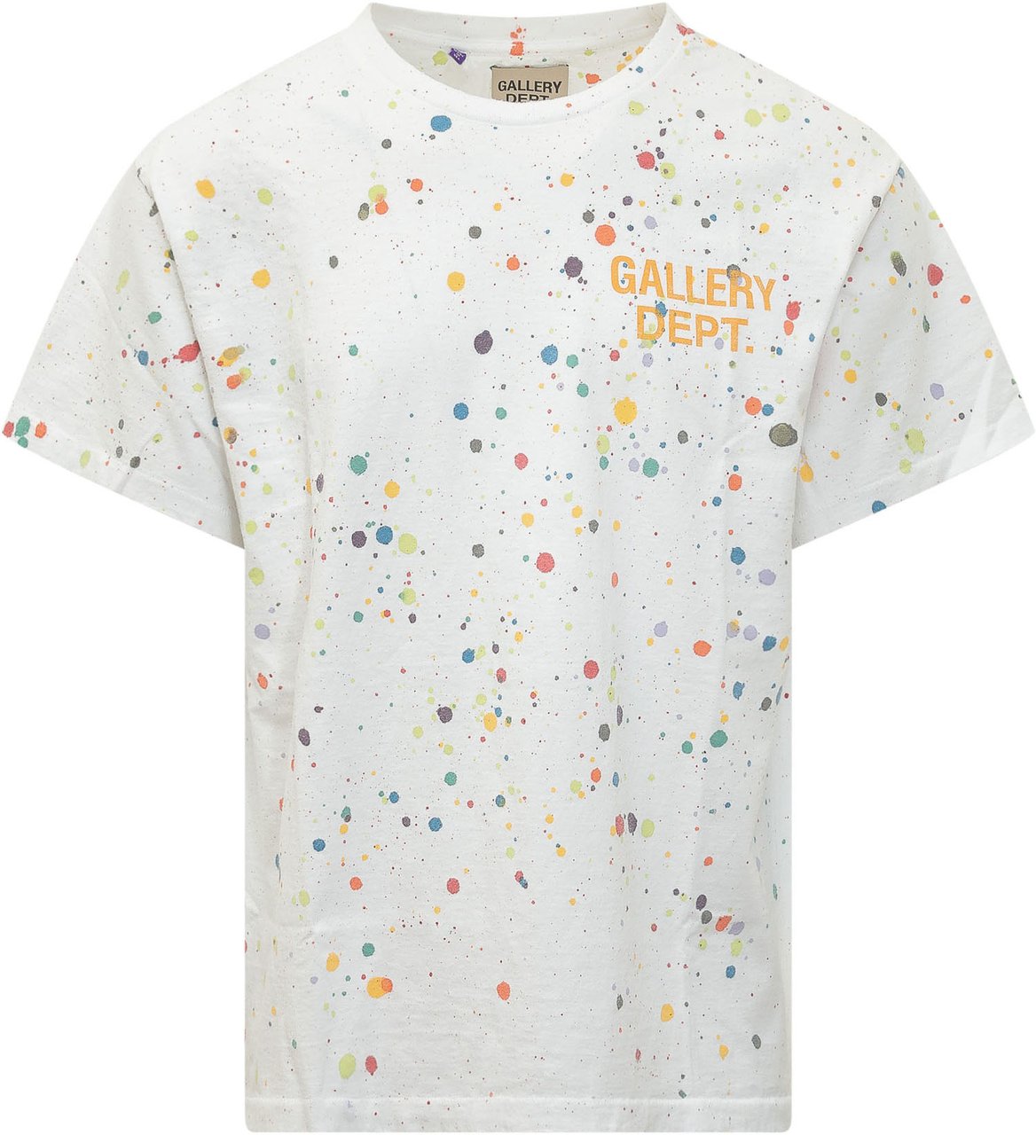 GALLERY DEPT T-shirt Le Pop con Stampa a Schizzi e Lettering Wit