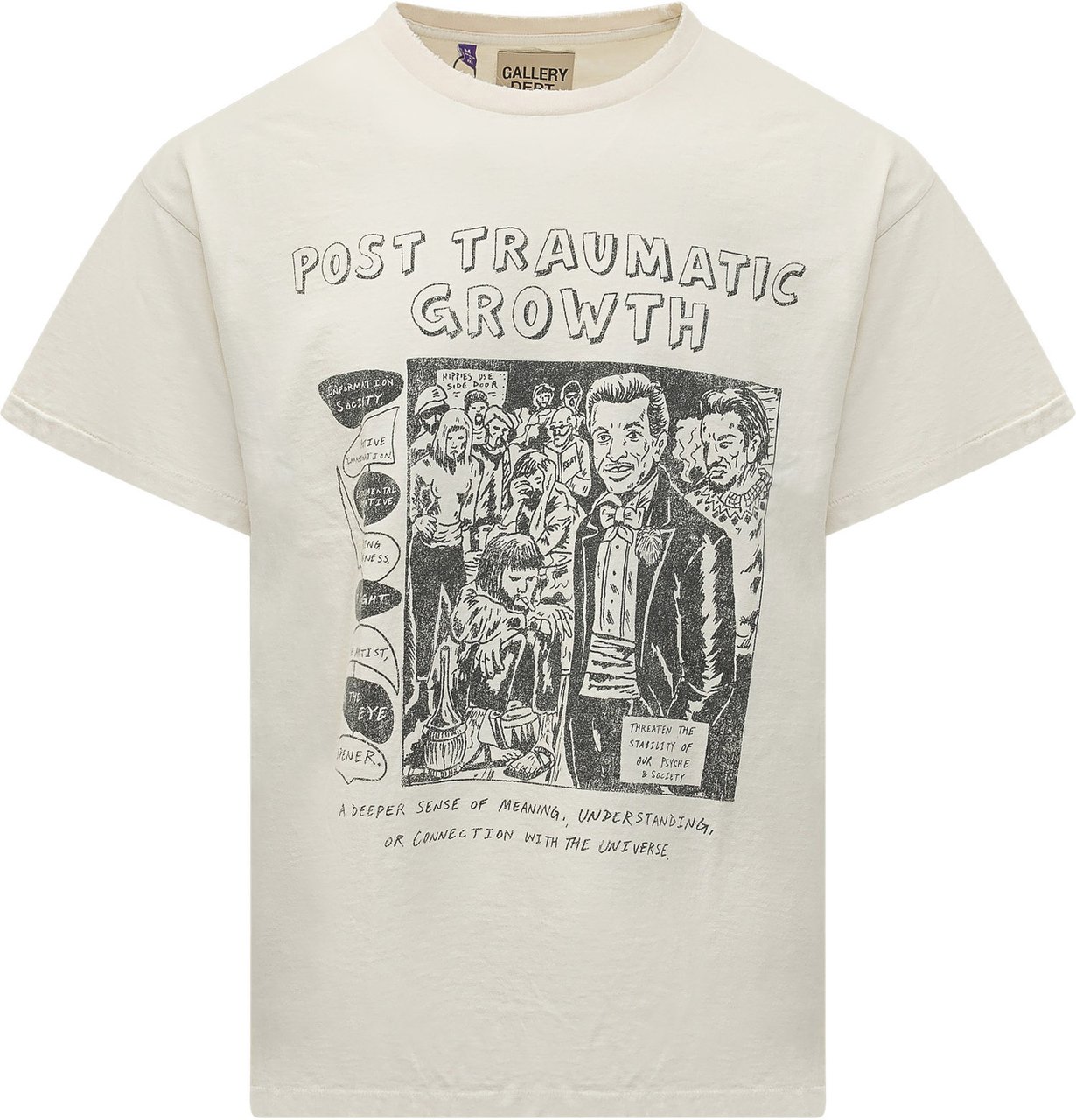 GALLERY DEPT T-shirt PTG con Stampa Grafica e Lettering Wit