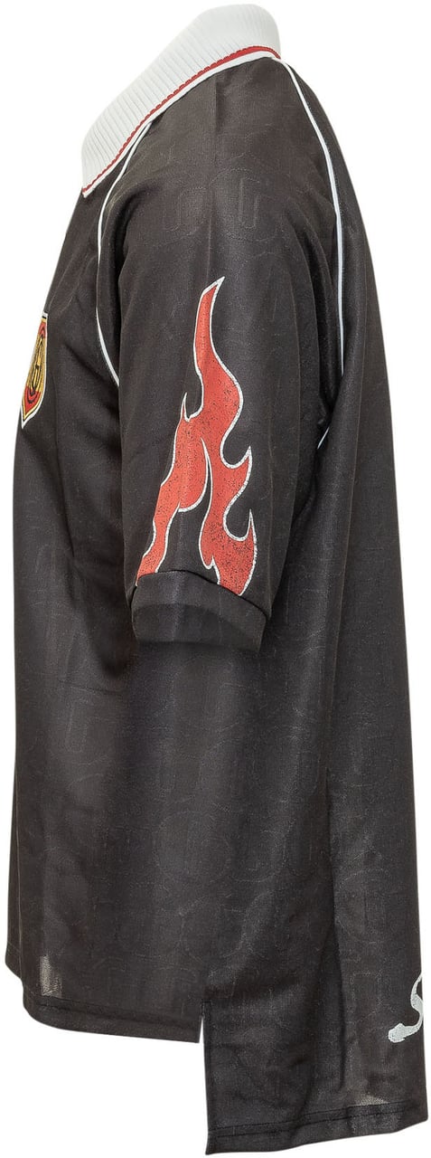 GALLERY DEPT Jersey Polo con Ricami e Patch Donkergrijs