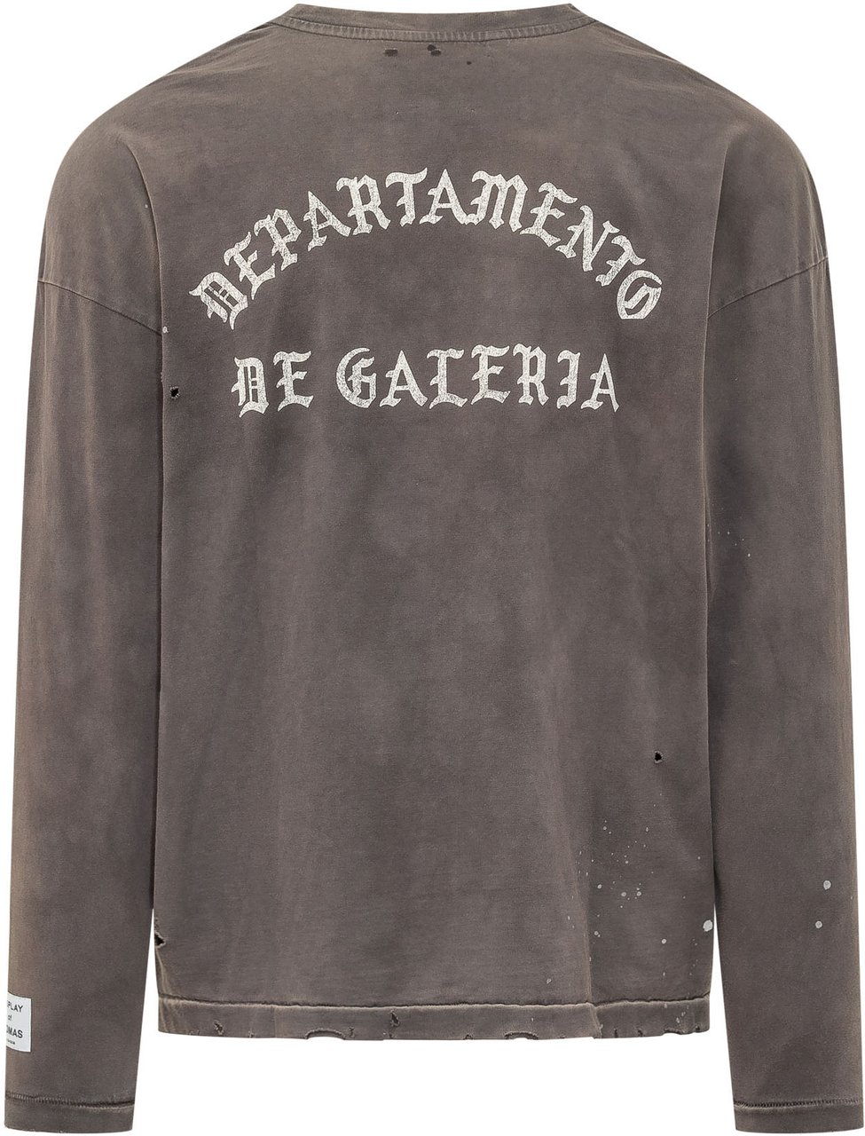 GALLERY DEPT Maglia con Tasca e Stampa Taupe