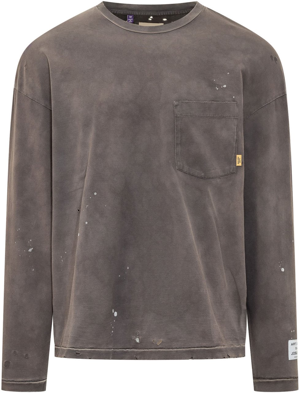 GALLERY DEPT Maglia con Tasca e Stampa Taupe