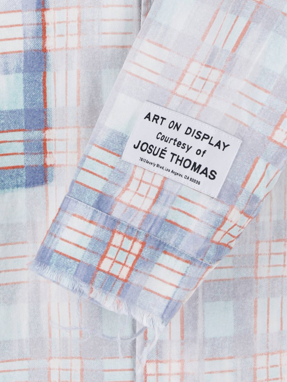 GALLERY DEPT Blue Pastel Plaid Relaxed Fit Shirt Blauw
