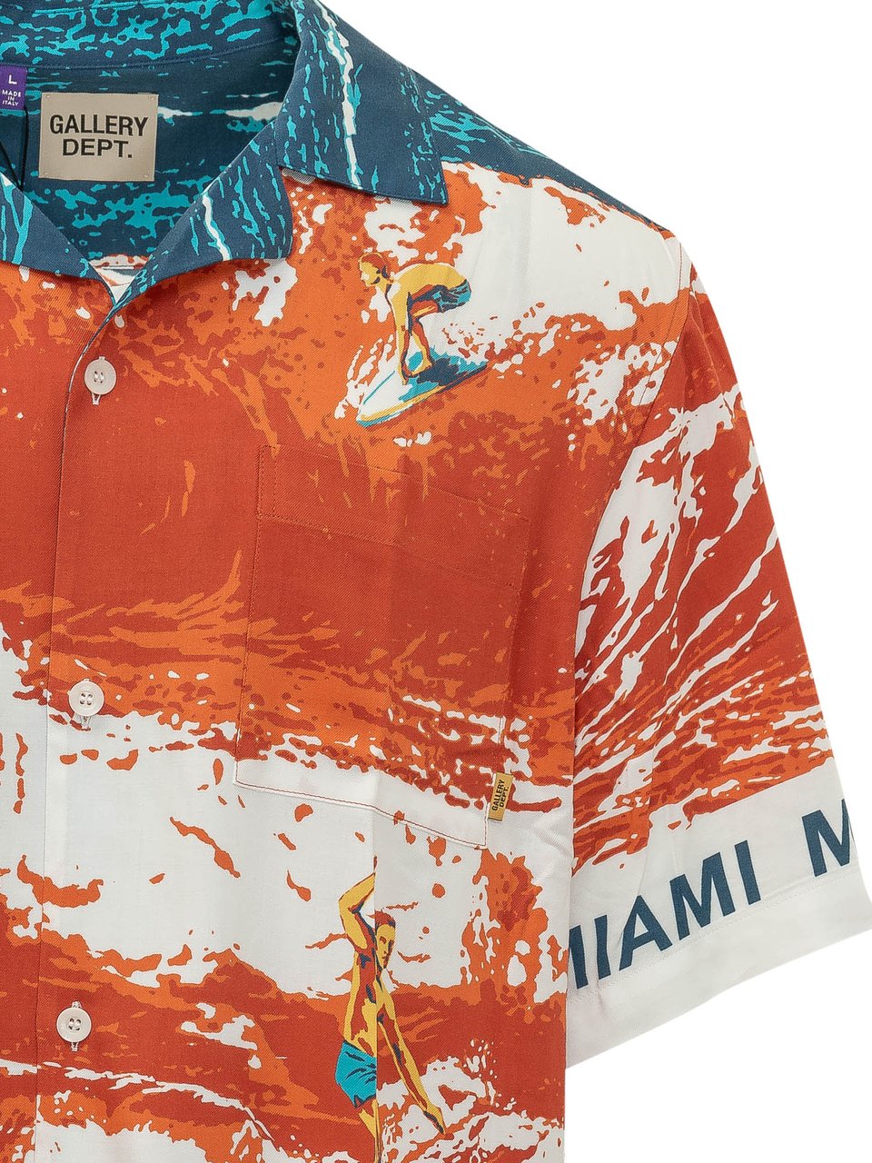 GALLERY DEPT Camicia Surf Wilson con Stampa Oranje