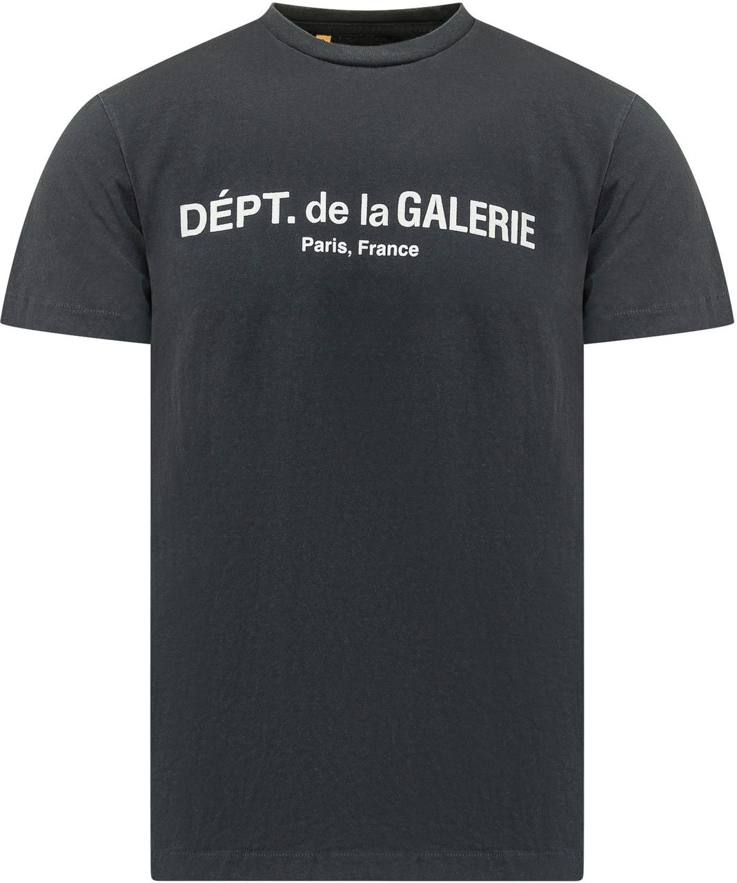 GALLERY DEPT T-shirt French Logo Lux con Stampa Frontale Donkergrijs