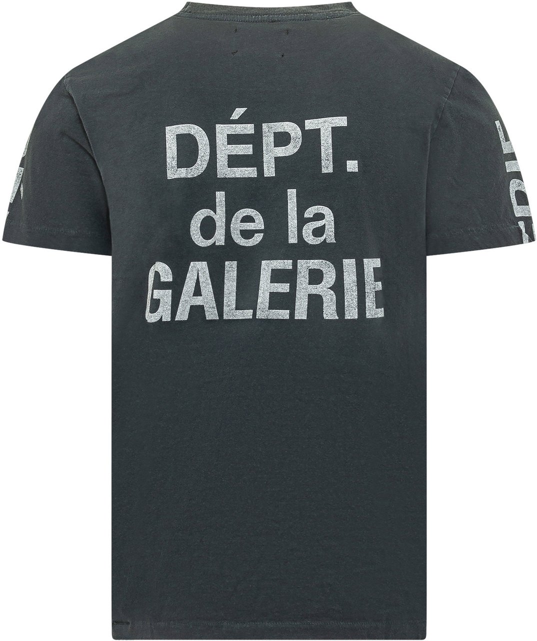 GALLERY DEPT T-shirt French Collector con Dettagli Manica Donkergrijs