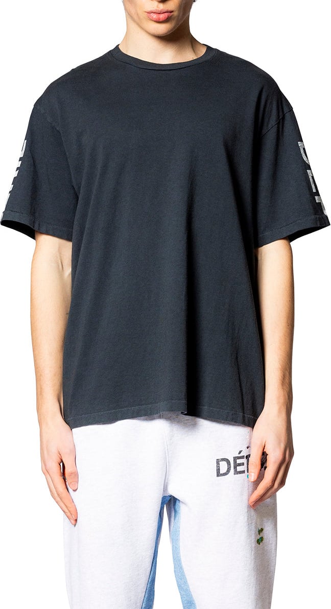 GALLERY DEPT FRENCH COLLECTOR TEE WASHED BLACK Zwart
