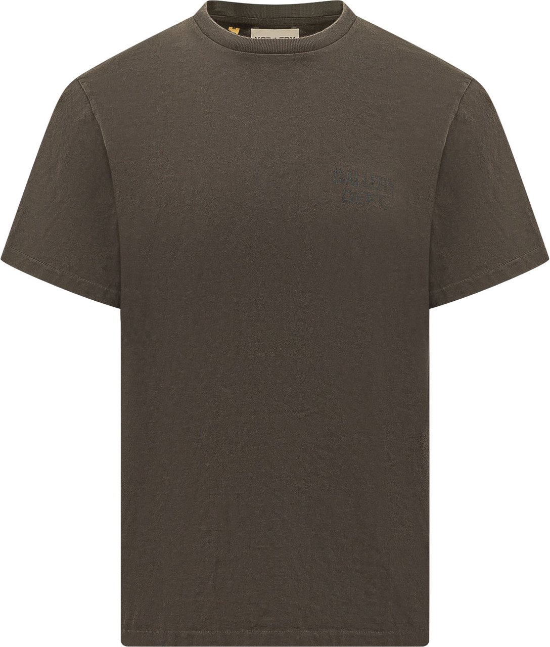 GALLERY DEPT T-shirt con Girocollo e Stampa sul Petto Taupe