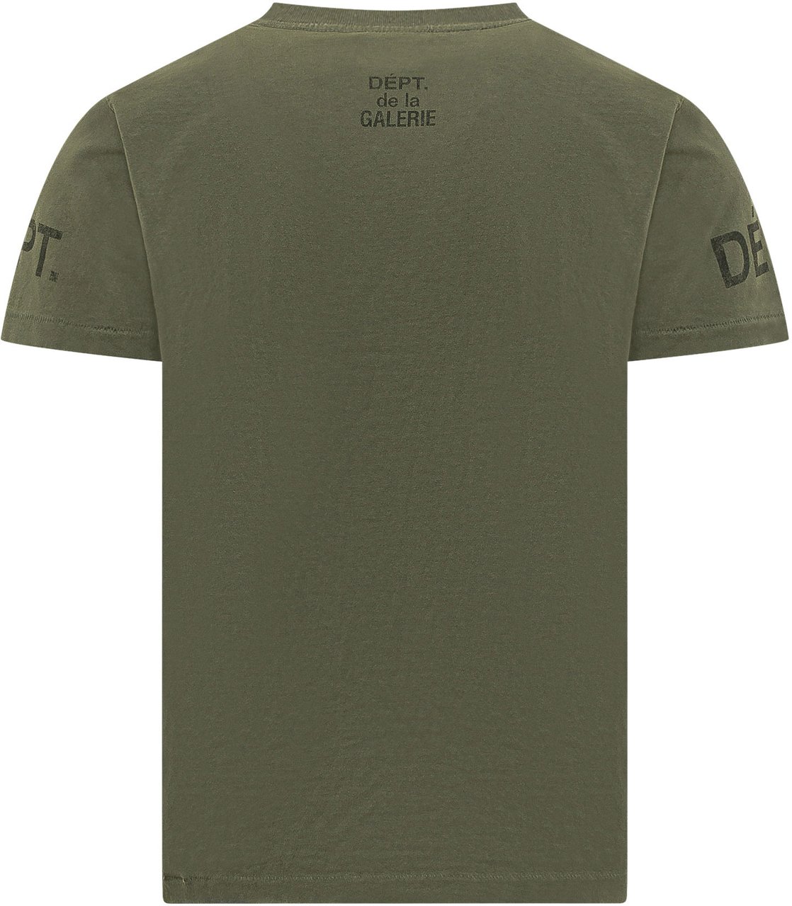 GALLERY DEPT T-shirt Dept Swat con Dettagli Manica Donkergroen