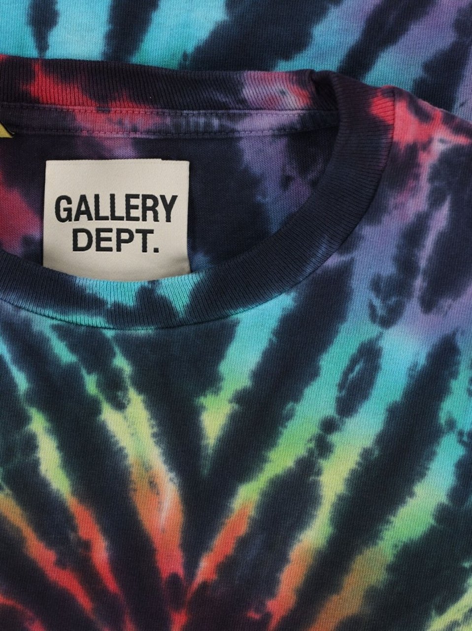 GALLERY DEPT Multicolor Tie-Dye T-Shirt With Logo Prints Divers