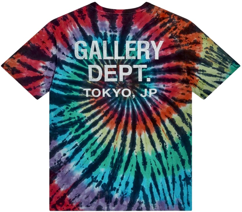 GALLERY DEPT Gallery Dept. Tokyo Souvenir Tee 'Classic Tie-Dye' Wit