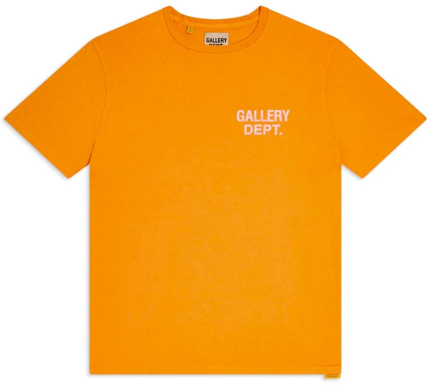 GALLERY DEPT Gallery Dept. Souvenir Tee 'Bright Orange' Oranje