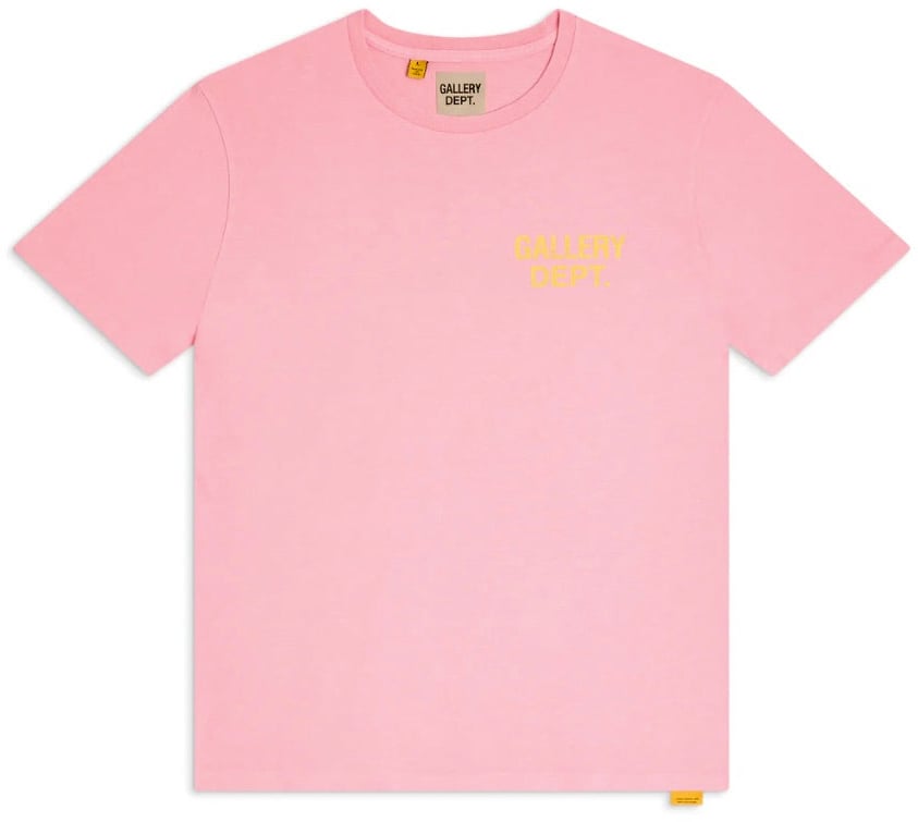 GALLERY DEPT Gallery Dept. Souvenir Tee 'Candy Pink' Roze