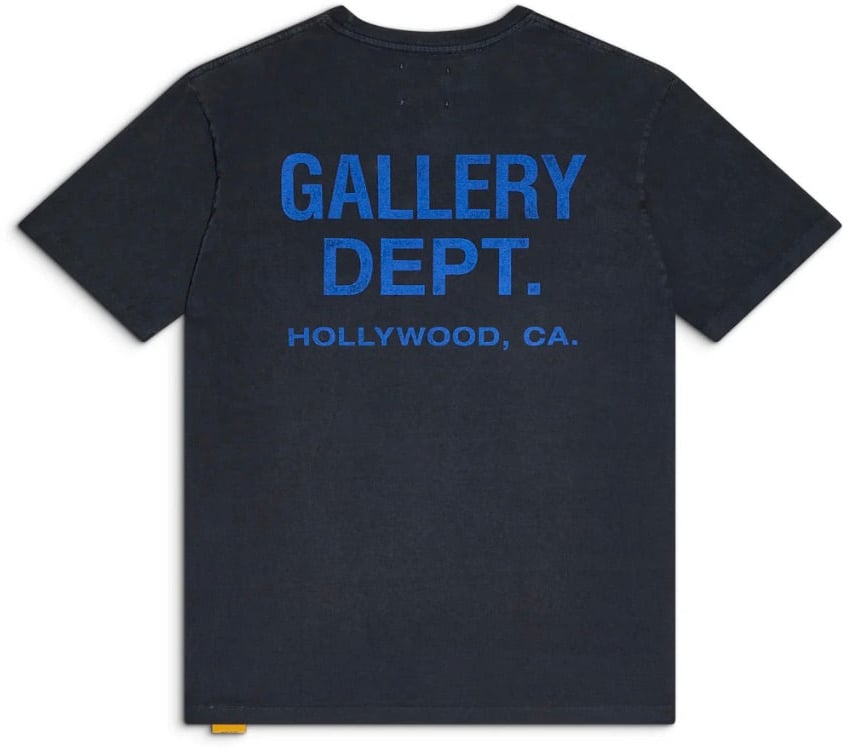 GALLERY DEPT Gallery Dept. Souvenir Tee 'Washed Black' Zwart
