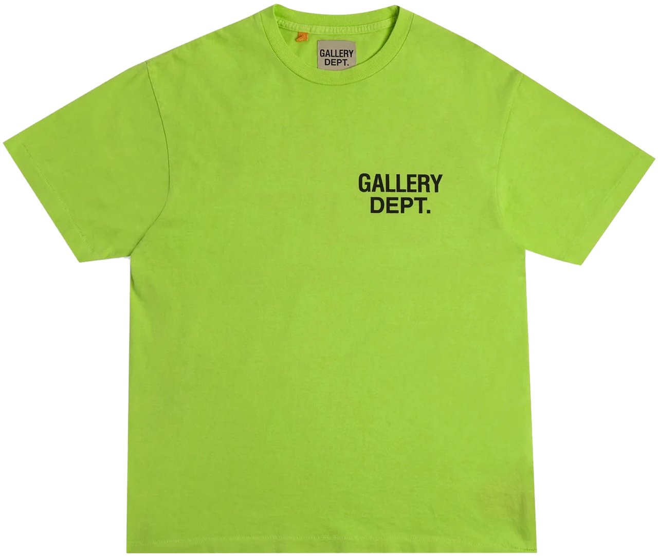 GALLERY DEPT Gallery Dept. Souvenir Logo T-shirt (Lime) Divers