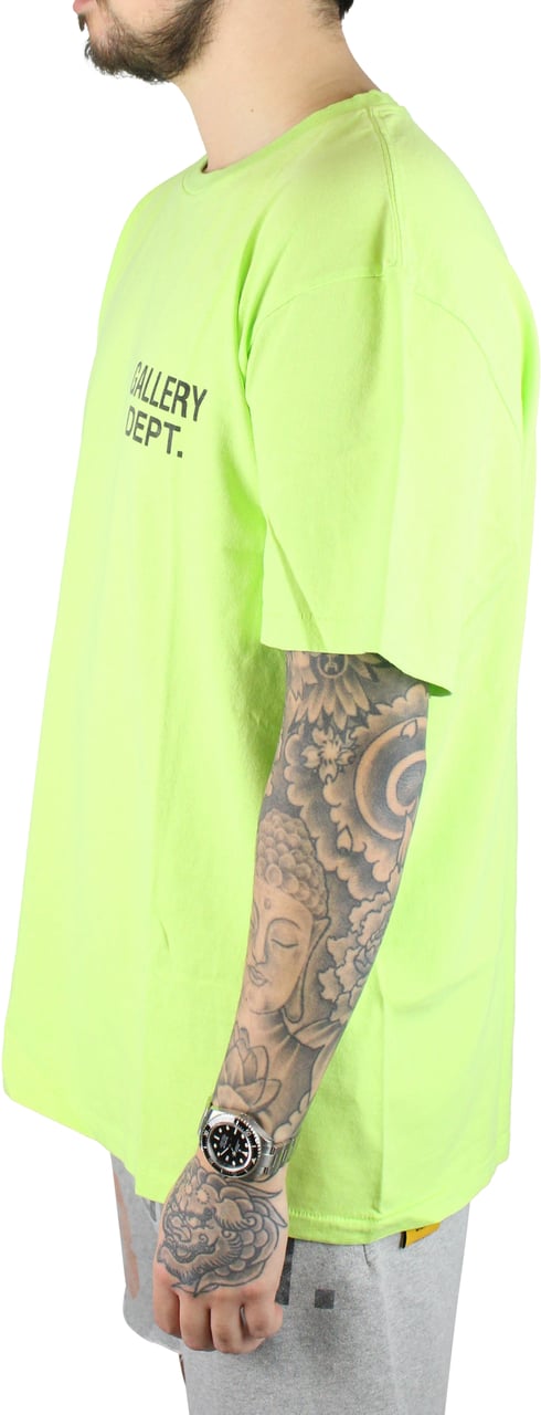GALLERY DEPT Gallery Dept. Souvenir Logo T-shirt (Lime) Divers