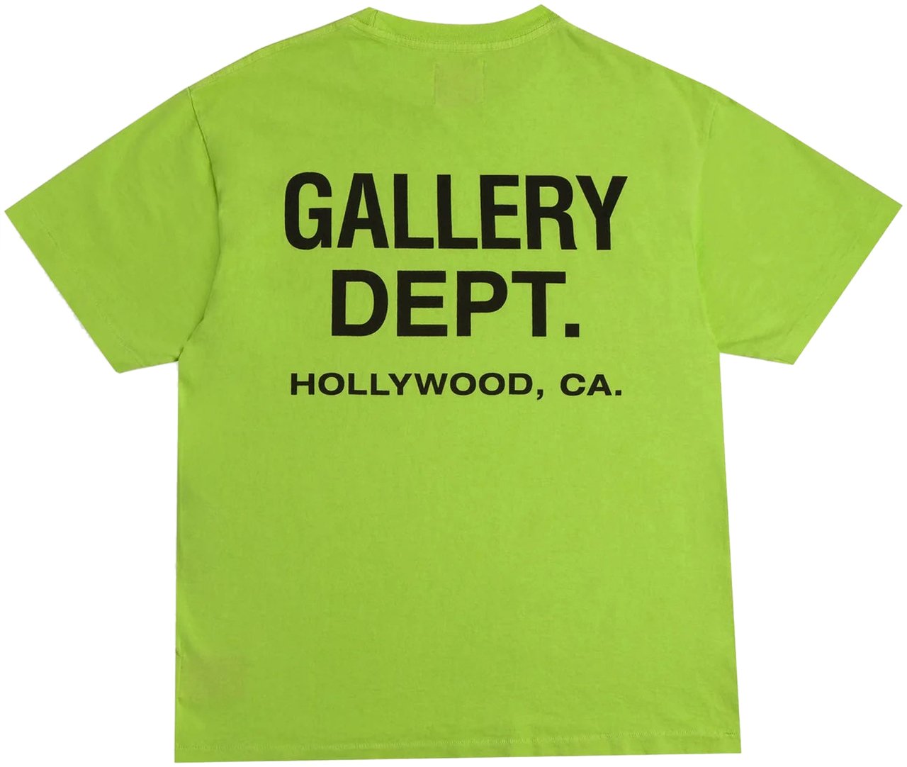 GALLERY DEPT Gallery Dept. Souvenir Logo T-shirt (Lime) Divers