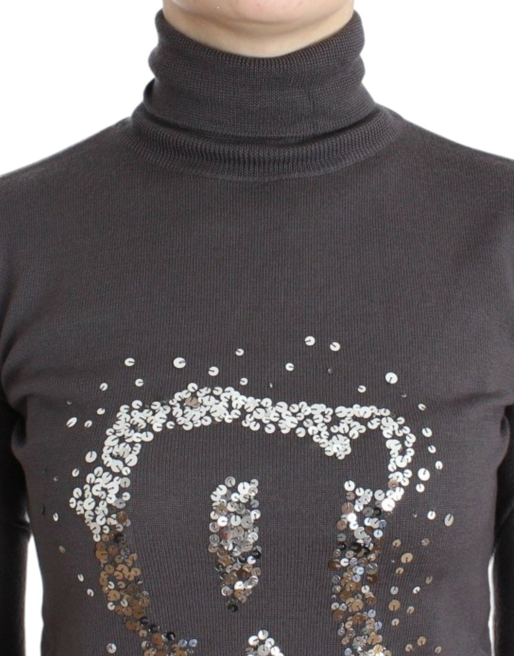 Galliano John Galliano Brown turtleneck cotton sweater Bruin