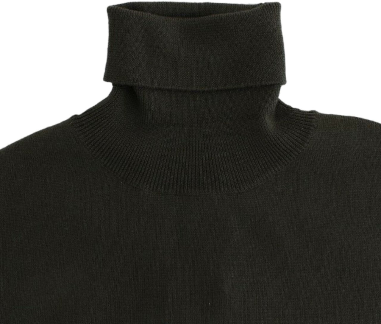 Galliano John Galliano Green wool turtleneck sweater Groen