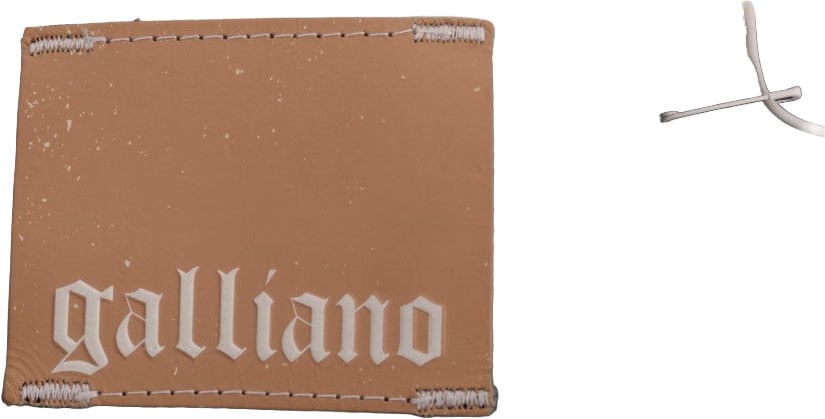 Galliano John Galliano Black Cotton Denim Stretch Regular Fit Jeans Zwart