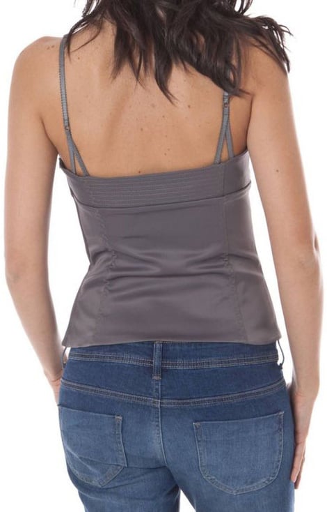 Galliano John Galliano Grigio Acetato Women Intimate Top Grijs