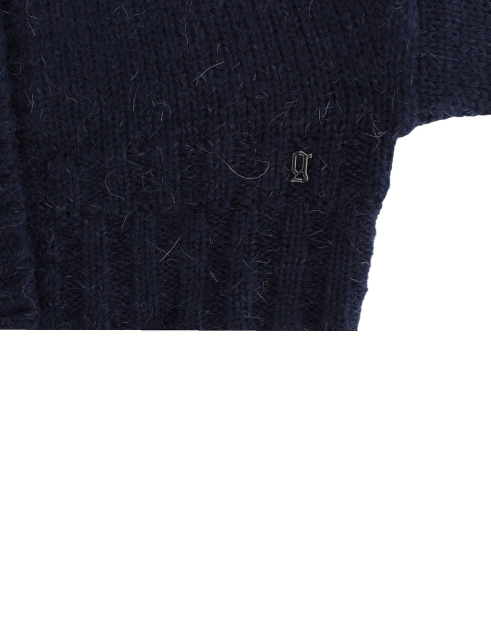 Galliano John Galliano Blue cropped cardigan Blauw