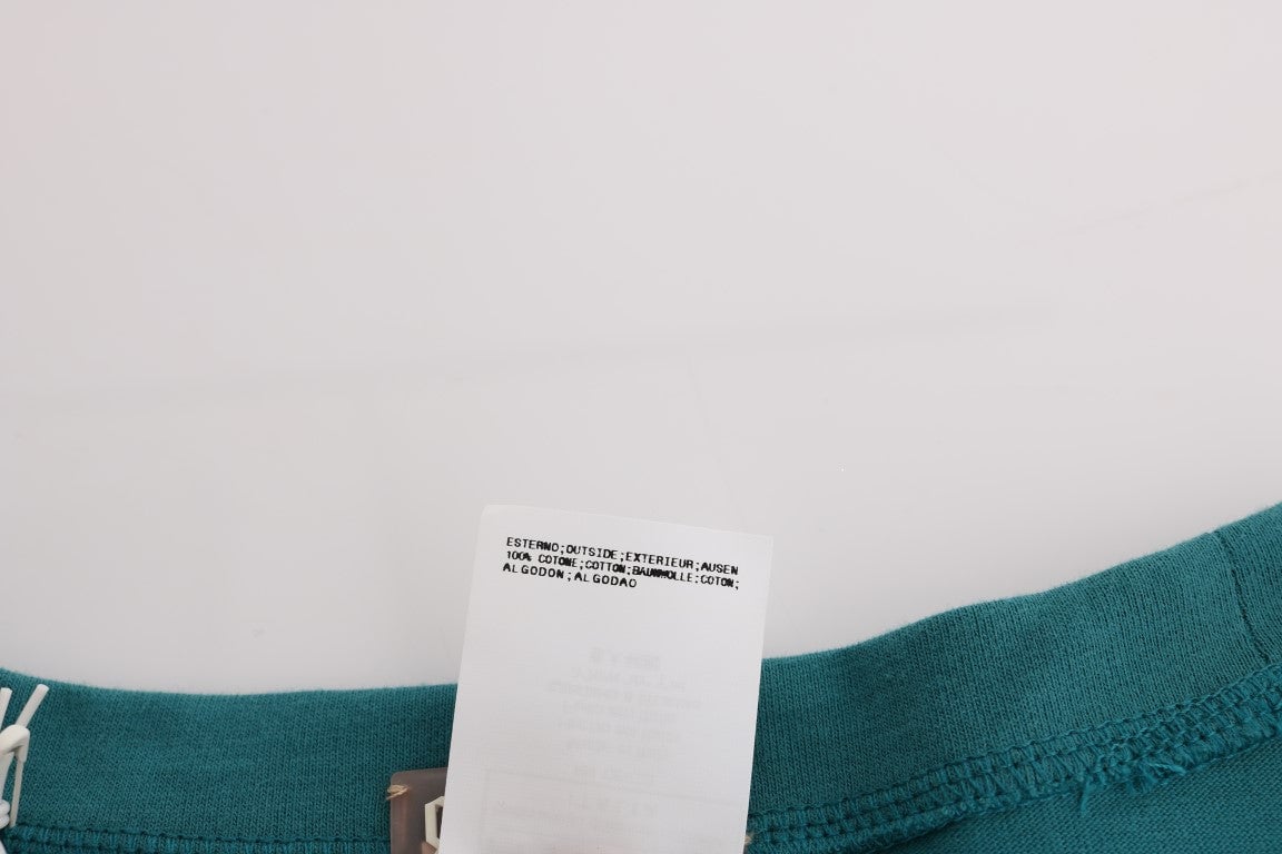 Galliano John Galliano Green Cotton Oversized Sweater Bruin