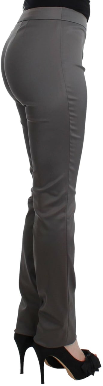 Galliano John Galliano Gray slim fit pants Grijs