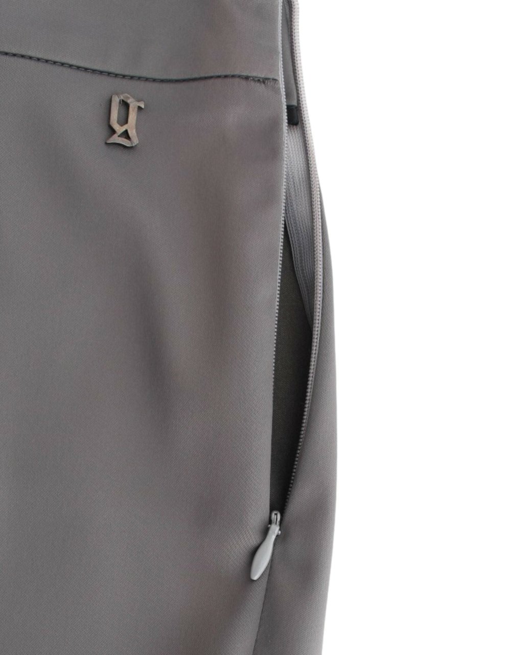 Galliano John Galliano Gray slim fit pants Grijs