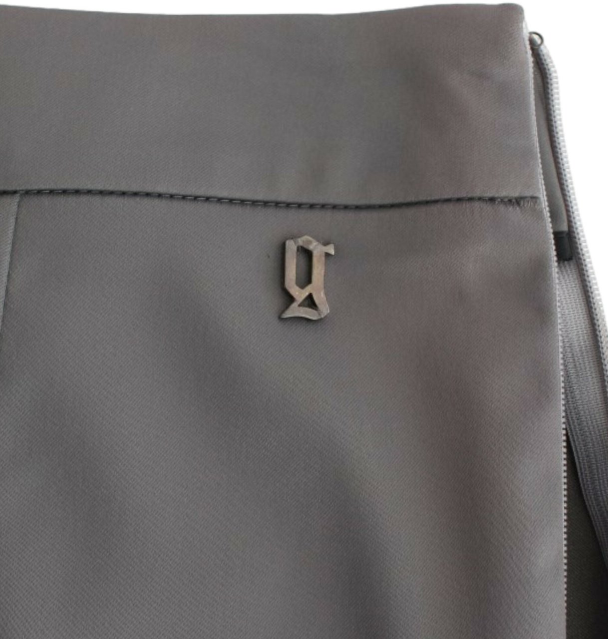 Galliano John Galliano Gray slim fit pants Grijs