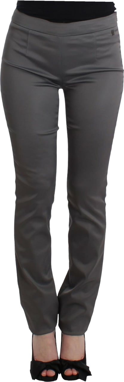 Galliano John Galliano Gray slim fit pants Grijs