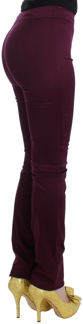 Galliano John Galliano Purple slim fit pants Paars