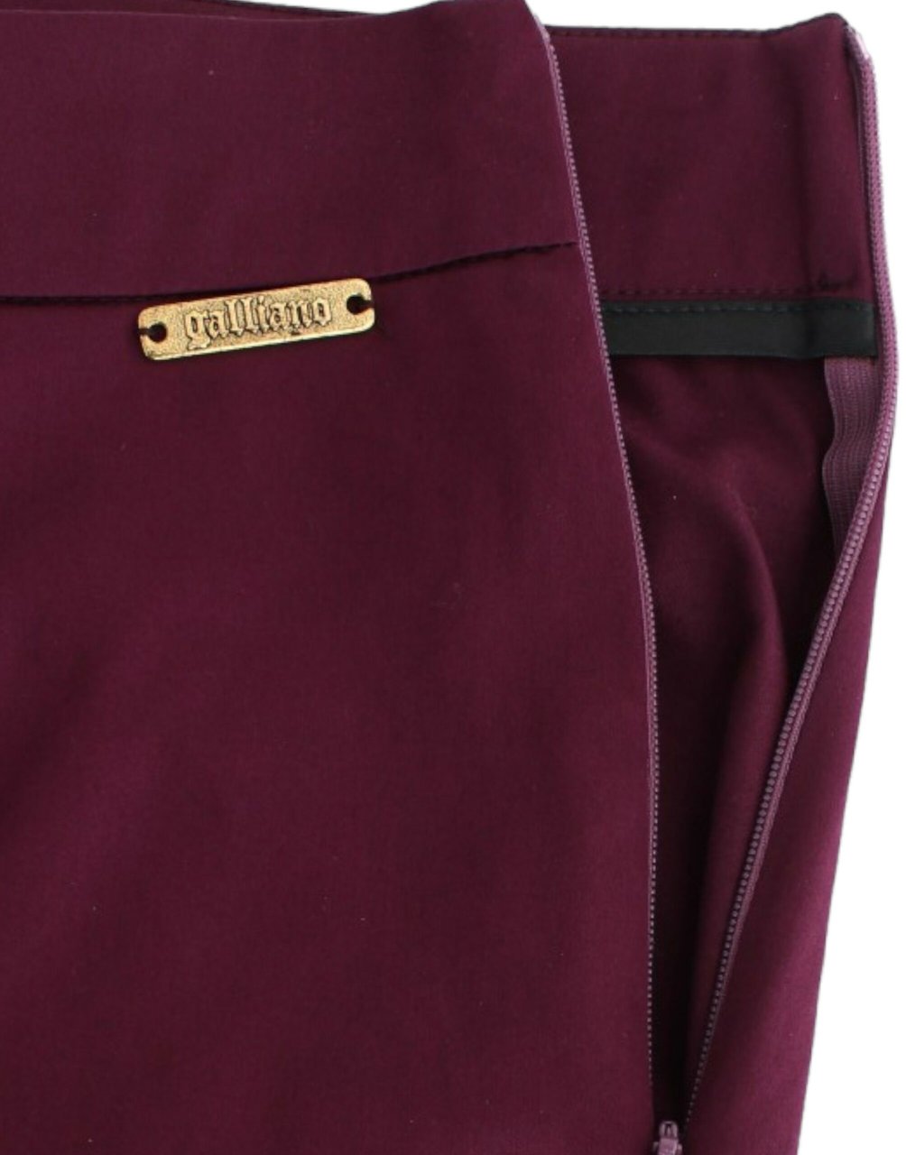 Galliano John Galliano Purple slim fit pants Paars