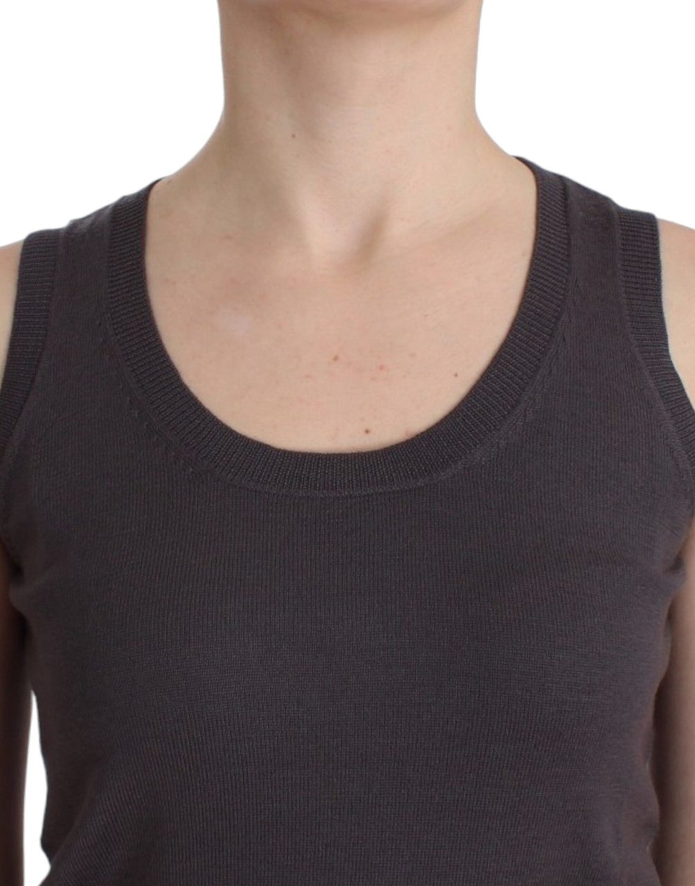 Galliano John Galliano Brown knit tank top Bruin