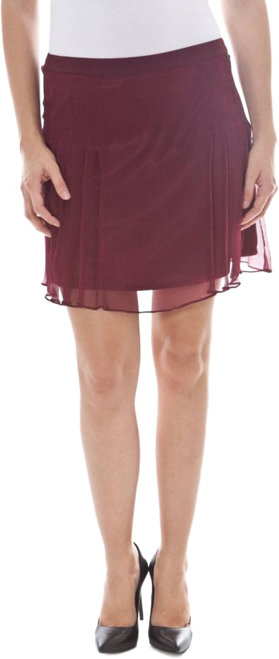 Galliano John Galliano Red Silk Women Skirt Rood