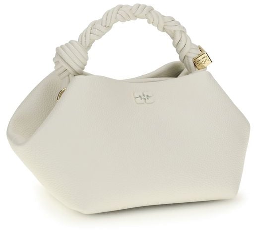 Ganni Ganni White Recycled Polyester Handbag Wit