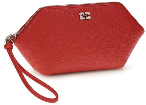 Ganni Ganni Multicolor Recycled Leather Clutch Bag Divers