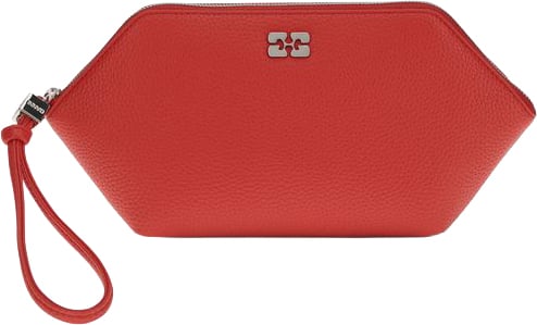 Ganni Ganni Multicolor Recycled Leather Clutch Bag Divers