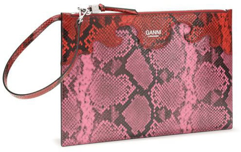 Ganni Ganni Multicolor Recycled Polyester Clutch Bag Divers