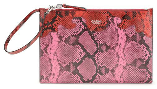 Ganni Ganni Multicolor Recycled Polyester Clutch Bag Divers