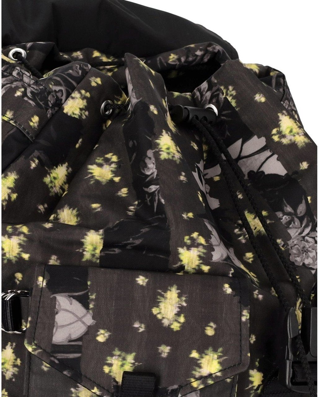 GANNI RE-TECH WASHED-EFFECT BACKPACK Zwart