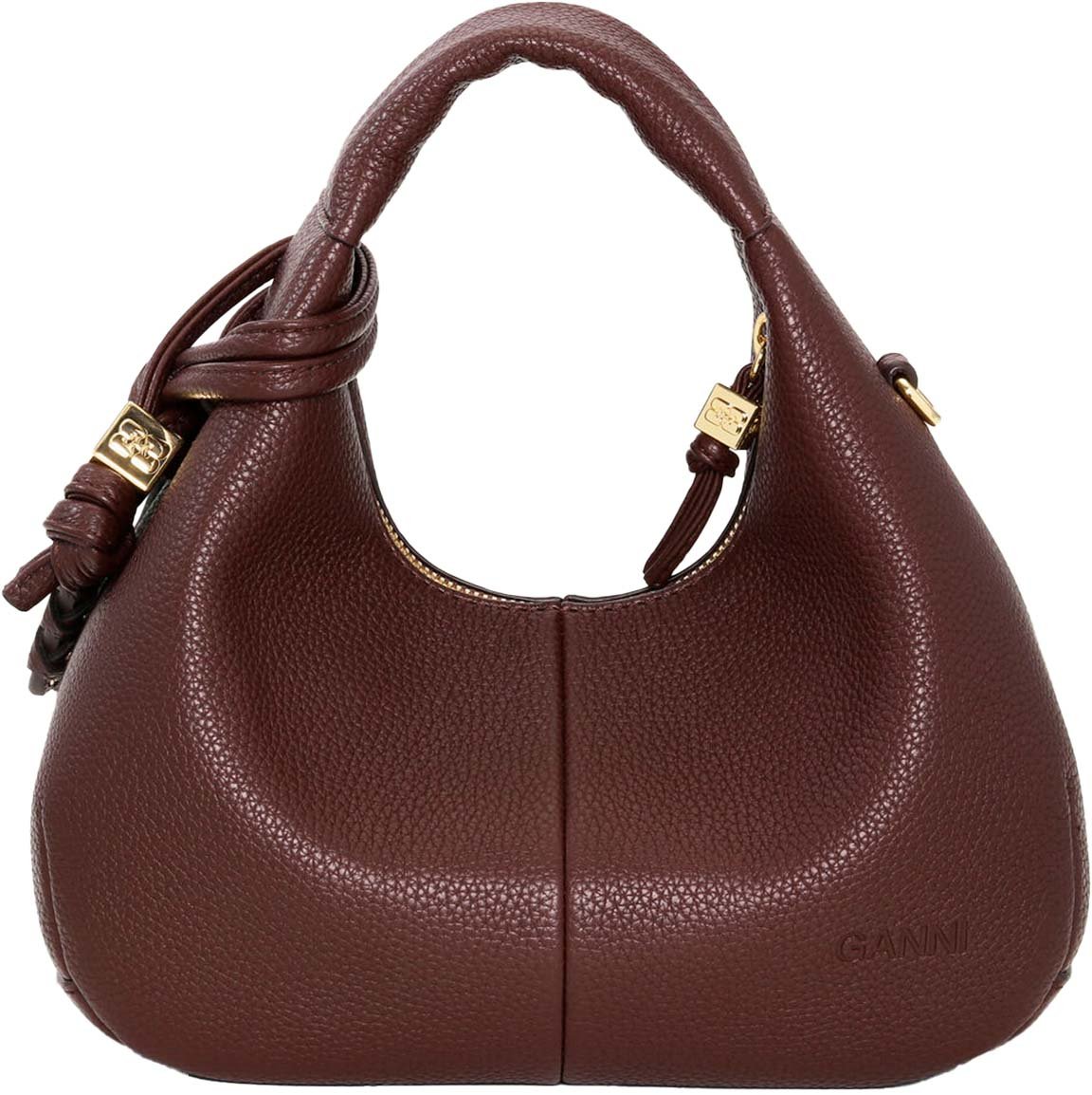 Ganni Bags Chicory Coffee Bruin