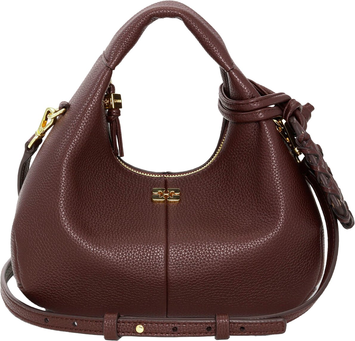 Ganni Bags Chicory Coffee Bruin