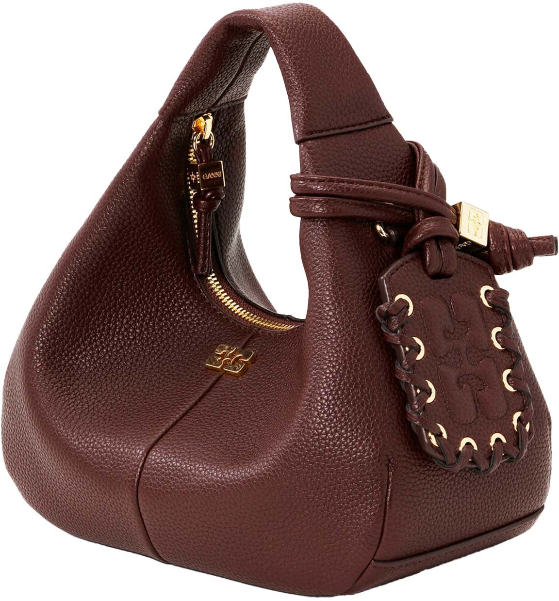 Ganni Bags Chicory Coffee Bruin
