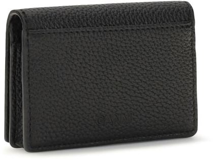 Ganni Black Recycled Polyester Wallet Zwart