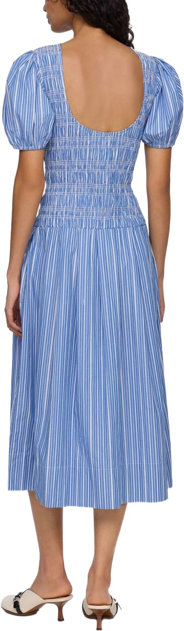 Ganni Dresses Light Blue Blauw