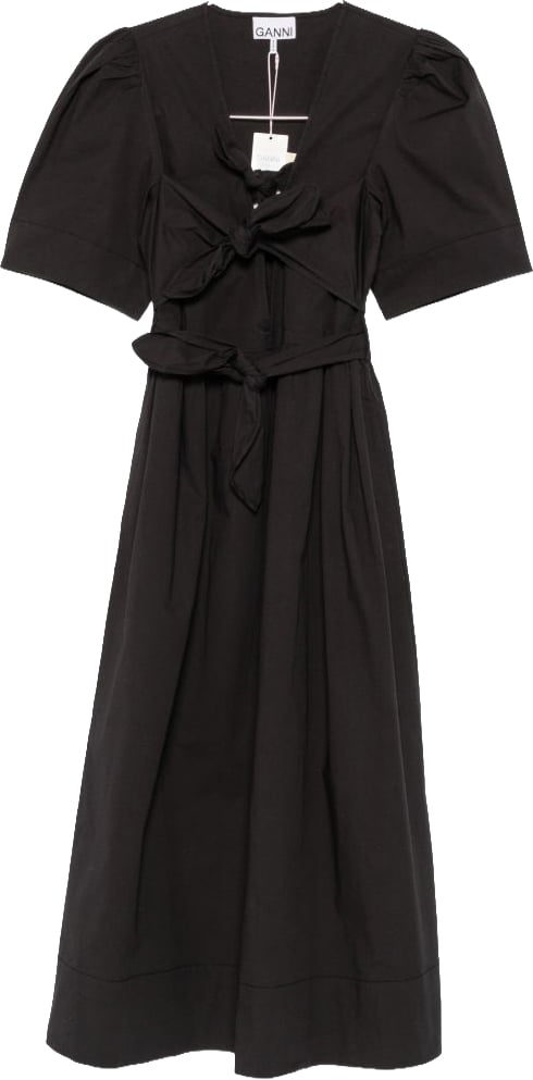 Ganni Dresses Black Zwart