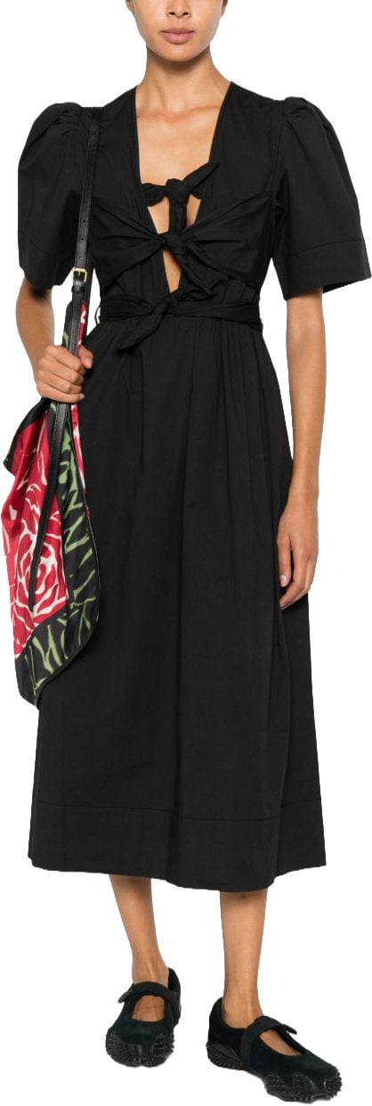 Ganni Dresses Black Zwart