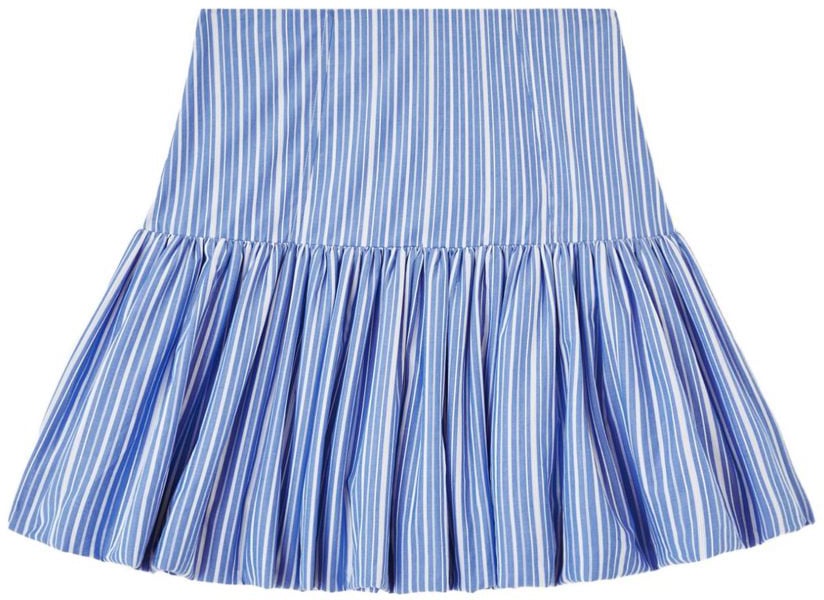 Ganni Skirts Light Blue Blauw