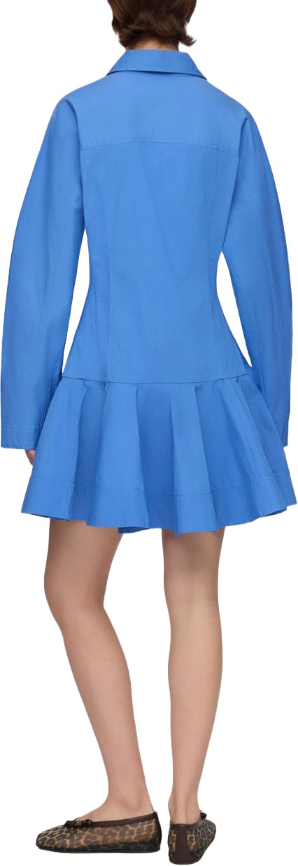 Ganni Dresses Light Blue Blauw
